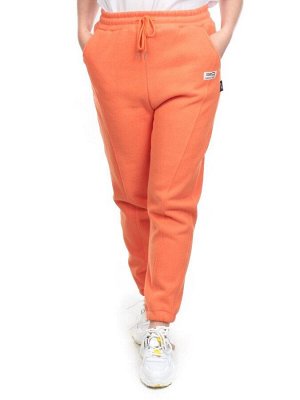 09 ORANGE Брюки спортивные женские на флисе (100% хлопок) 7986