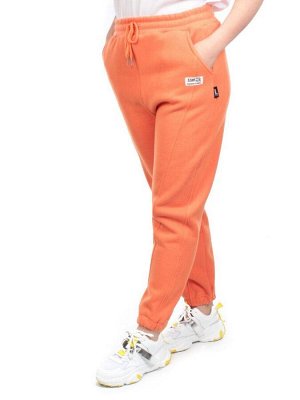 09 ORANGE Брюки спортивные женские на флисе (100% хлопок) 7986