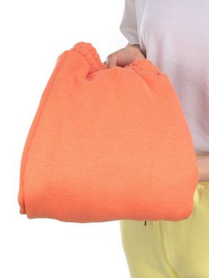 09 ORANGE Брюки спортивные женские на флисе (100% хлопок) 7986