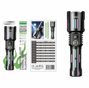 Портативный аккумуляторный светодиодный фонарь Andowl L550 3200mAh