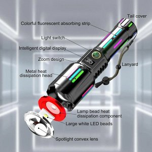 Портативный аккумуляторный светодиодный фонарь Andowl L550 3200mAh