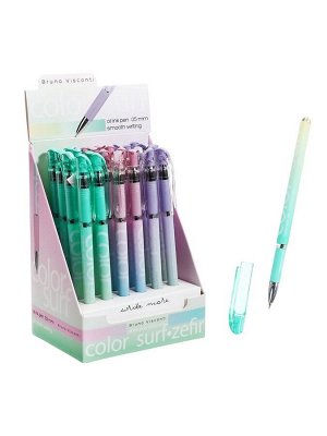 Ручка шариковая BrunoVisconti ColorSurf.Zefir, 0.5мм, стерж/син МИКС