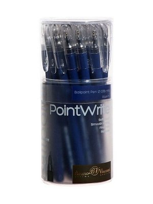 Ручка шариковая BrunoVisconti PointWrite NAVY, 0.38мм, стерж/син