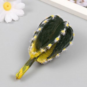 Искусственный суккулент для создания флорариума «Кактус Пилозоцереус», 4.5x6x11.5 см