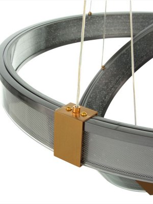 Люстра Emma 168Вт Led 3000-6000К черный/кофе/золото Ø40+60х100см