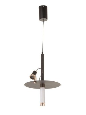 Светильник "Найт" 2х5Вт LED 4000К черный/золото 24х24х38(+150)см