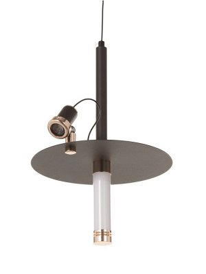 Светильник "Найт" 2х5Вт LED 4000К черный/золото 24х24х38(+150)см
