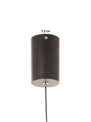 Светильник "Найт" 2х5Вт LED 4000К черный/золото 24х24х38(+150)см