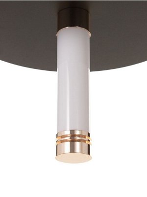 Светильник "Найт" 2х5Вт LED 4000К черный/золото 24х24х38(+150)см