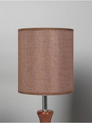 Лампа настольная RISALUX ЭКО «Кло» 1x40 Вт Е27 кофе/хром 16x16x38 см