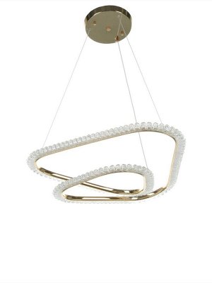 Люстра Charlotte 70Вт LED 4000-6000К золото 51х60х12+120см