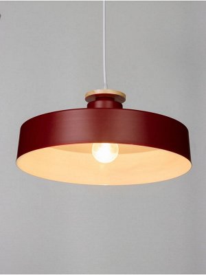 Светильник Timothy 1х40Вт Е27 пр-1м бордовый 32,5х32,5х12см