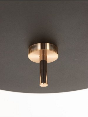 Светильник "Найт" 2х7Вт LED 4000К черный/золото 24х24х38(+150)см