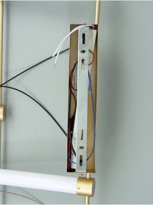 Светильник "Крайс" LED 50Вт 3000К золото 93х24х33-233 см