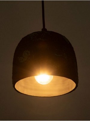 Светильник "Кон" 1х40Вт Е27 черный/зеленый 17,5х17,5х15+120см