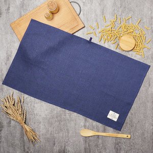 Полотенце Этель ECO dark grey 40х70см , 100% лён, 245 г/м2