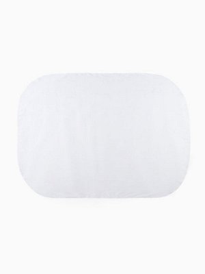 Скатерть Этель Lines, овал 150x220 +/-3 см, белая, плотность 192 г/м², хлопок с ВГМО