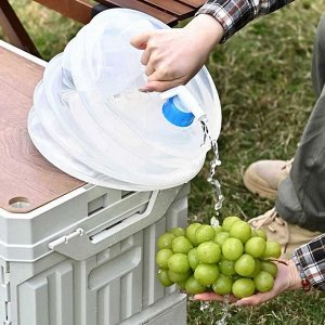 Складная канистра для воды, походная бутыль для мытья рук, 5 л.