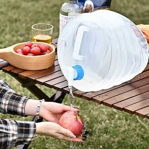 Складная канистра для воды, походная бутыль для мытья рук, 5 л.