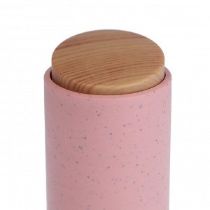 Мельница электрическая Luazon LET- 003, пластик, от батареек 6хААА, розовая