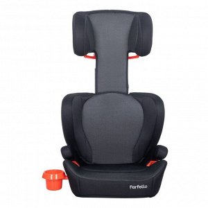 Автокресло детское Farfello, крепление Isofix, чёрное