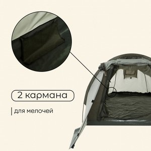 Палатка туристическая, трекинговая maclay kama 2, 2-местная, с тамбуром