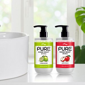 Жидкое мыло для рук с ароматом свежего яблока Pigeon Pure Cica Hand soap Apple Balm  300мл, бутылка