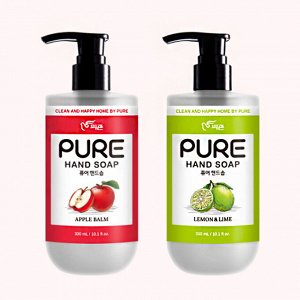 Жидкое мыло для рук с ароматом свежего яблока Pigeon Pure Cica Hand soap Apple Balm  300мл, бутылка
