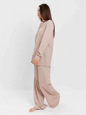 Костюм женский (рубашка, брюки, топ) KAFTAN Base, пудровый