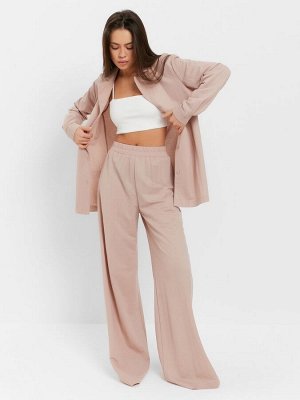 Костюм женский (рубашка, брюки, топ) KAFTAN Base, пудровый