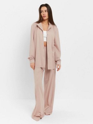 Костюм женский (рубашка, брюки, топ) KAFTAN Base, пудровый