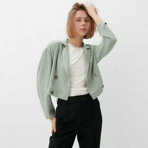 Жакет женский MINAKU: Green trend цвет зелёный