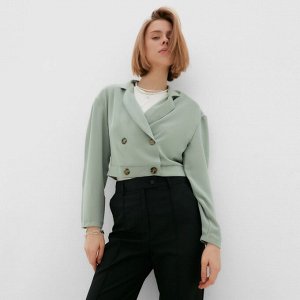 Жакет женский MINAKU: Green trend цвет зелёный