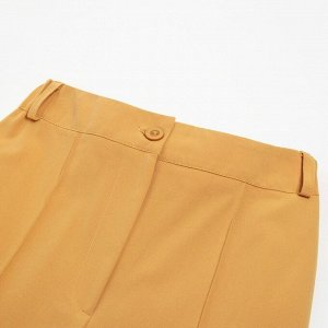 Брюки женские MINAKU: Classic цвет горчичный