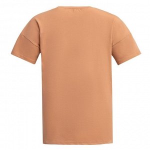 Футболка женская MINAKU OVERSIZE FIT: цвет рыжий