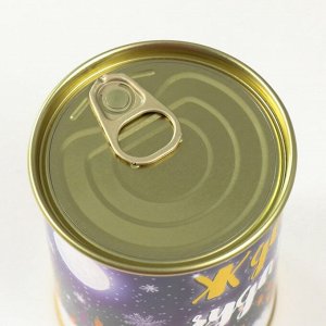 Носки мужские черные в банке «Жди чудо»