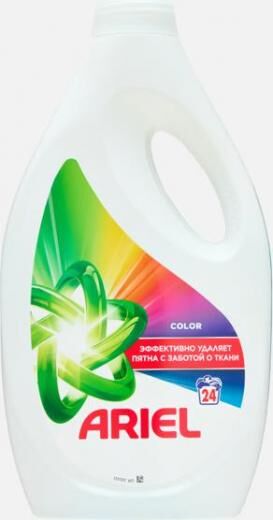 Средство для стирки жидкое автомат 1,56 л, ARIEL (Ариэль) Color, гель