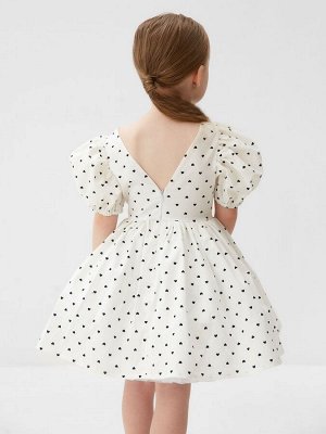 Платье нарядное детское MINAKU: PartyDress, цвет белый.