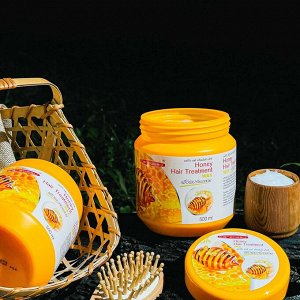 Carebeau Маска для волос восстанавливающая с медом, 500 мл