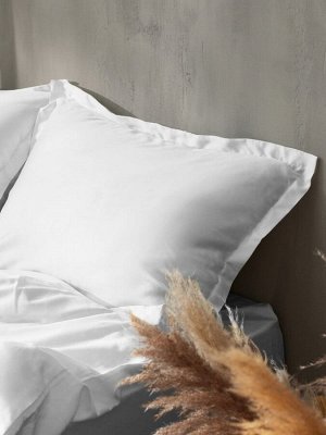 Наволочка SL Home Tencel 50*70+3 см , цв. белый