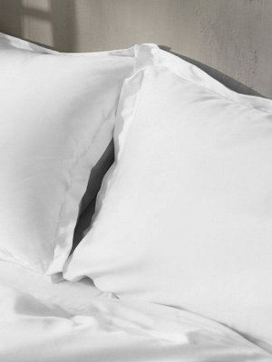 Наволочка SL Home Tencel 50*70+3 см , цв. белый