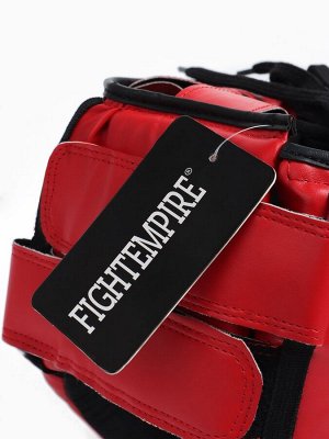 Шлем боксёрский FIGHT EMPIRE, AMATEUR, цвет красный