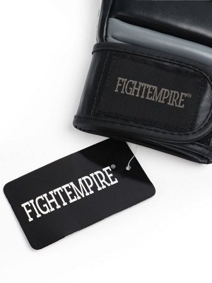Перчатки для ММА FIGHT EMPIRE, гибридные, BLACK-L, чёрные