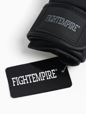 Перчатки для ММА FIGHT EMPIRE, гибридные, PREMIUM, чёрные