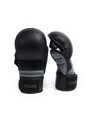 Перчатки для ММА FIGHT EMPIRE, гибридные, BLACK-L, чёрные