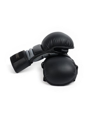 Перчатки для ММА FIGHT EMPIRE, гибридные, BLACK-L, чёрные