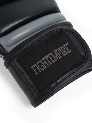 Перчатки для ММА FIGHT EMPIRE, гибридные, BLACK-L, чёрные