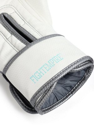 Боксёрские перчатки FIGHT EMPIRE, TIFFANY, белый карбон
