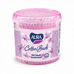 Ват. палочки AURA 200шт Limited edition круг. стакан КК/36