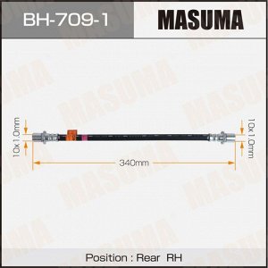 Шланг тормозной MASUMA T- /rear/ LAND CRUISER / UZJ200W, URJ202W RH